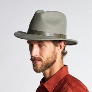 Brixton Messer fedora in sage